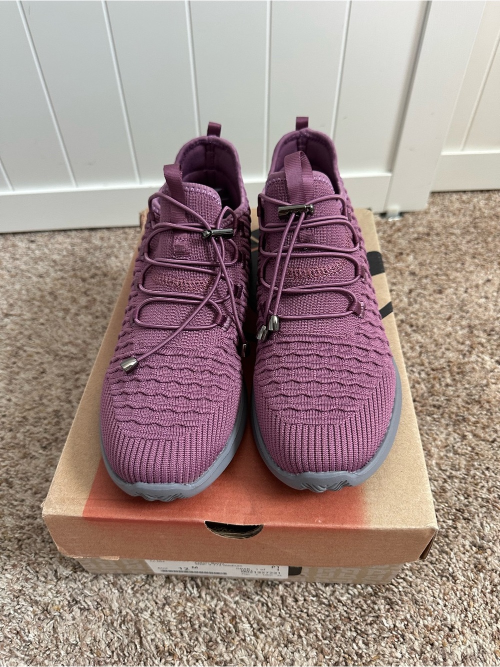 Propet TravelBound Women’s 9.5 M Berry Knit Bungee Comfort Sneakers New in Box - Picture 6 of 10